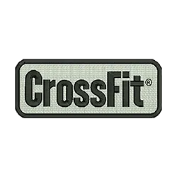 PBAD827B Emblema de CrossFit – Parches Bordados Termoadhesivos