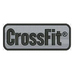 PBAD827C Emblema de CrossFit – Parches Bordados Termoadhesivos